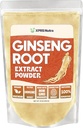 XPRS Nutra Ginseng Root Extract Powder - Ginseng Powder prend en charge la fonction cognitive, la performance physique et le système immunitaire - Vegan Friendly Panax Ginseng sous forme de poudre (16 once)