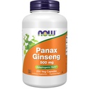 MAINTENANT Aliments suppléments, Panax Ginseng (Root) 500 mg, Herbe Adaptogène*, 250 gélules