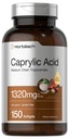 Horbaach Caprylic Acid 1320mg Supplément de 150 capsules de softgel de l'huile de MCT
