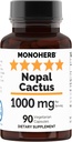 Nopal Cactus 1000 mg - 90 Veg Capsules