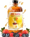 Vitamines prénatales liquides organiques pour les femmes - Fer et folate prénatals, Multivitamines prénatales prénatales pour les femmes, Multivitamines prénatales pour les femmes, Végétaux prénatals pour les femmes