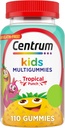 Centrum Kids Multivitamin Gummies, Tropical Punch, Made with Natural Flavors, 110 Count, 110 Day Supply