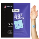 Klova ZSleep Patches pour adultes , aide naturelle au sommeil avec Melatonin, Ashwagandha, Valerian, GABA & L-Theanine , l'automne Asleep Faster , rester le sommeil plus long et se réveiller rafraîchi , 28 sleep Patches