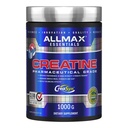 ALLMAX Essentials CREATINE - 1000 g Poudre - Améliore la performance et l'intensité d'entraînement - Vegan & Gluten Free - 200 portions