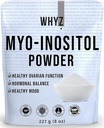 Myo-Inositol Powder 8oz, Natural Myo Inositol Supplement for Ovarian Support, Fertility and Hormonal Balance, Pure Inositol Powder, Myo-Inositol Supplement for Energy, Brain Health, 454 Servings