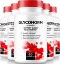 (5 Pack) Glyconorm Kapseln - Offizielle Blutunterstützung Formel für gesunde Niveaus, Glyco Optimizer Pillen, Alle natürlichen Blutgefäßreiniger, Glyco Norm Review (300 Kapseln)