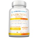 Genehmigte Science Energysyl - Koffeinfrei - mit Adaptogenen, B Vitaminen und Bioperine - 1 Monat Versorgung - 60 Kapseln - Made in USA