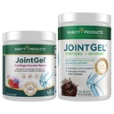Ensemble de produits de pureté - JointGel (Berry Powder) + JointGel (Super Chocolate Powder) Bioactive Collagen Peptides + MSM - Supporte la fonction et la flexibilité des joints tout en renforçant le cartilage des joints