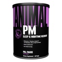 Animal PM - Aide au sommeil pour les adultes Non-Habit Former Relaxation Enhancer and Mood Support with Melatonine, L-Theanine, Zylaria, Zinc, Magnésium, Vitamine B6, GABA + AKG Anabolic Stack Supply, 30 Compte