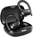 Back Bay Audio Runner 60 Wireless Running Earbuds, 80 Hour Long Battery Life Over The Ear with EarHooks, Wrap Around Earphones Wireless Bluetooth Earbuds with Microphone, Earphones in Ear Headphones