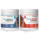 NWC Naturals Twin Pack - Probiotika und Verdauungsenzyme für Hunde und Katzen ein Total-Zymes und ein Total-Biotics 8-Ounce