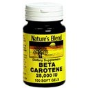 Mélange naturel Beta Carotène 25 000 UI 100 Softgels