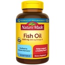 Huile de poisson nature Omega 3 suppléments, 1000 mg de softgels, Omega 3 huile de poisson pour un soutien cardiaque sain, 90 softgels, 45 jours d'approvisionnement