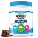 Poudre de protéines végétales organiques d'orgaine + lait d'avoine, chocolat - 20g Protéines végétales, sans gluten, sans ingrédients laitiers, soja ou lactose, faible teneur en sucre, non-OGM, casher, pour Shakes & Smoothies - 1,05lb