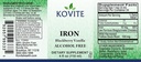Liquid Iron 10 mg - Erhöhung der Energie- und Blutwerte ohne Übelkeit oder Verstopfung – Flüssige Eisentropfen für Männer, Frauen und Kinder - BlackBerry Vanilla Flavor - 4 fl oz. Kosher Zertifiziert