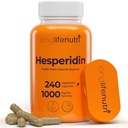 Hesperidin 1000mg, 240 Kapseln (4 Monate Versorgung), unterstützt Herz-Kreislauf-Gesundheit, Blutdruck & Zirkulation, Immununterstützung, Potent Antioxidant & Vascular Function Benefits, Made in USA