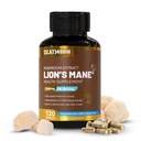 Lions Mane Supplement Capsules, Lion Mane Mushroom 1200mg, Brain & Immune Support, Non-GMO, Non-Gluten, Vegan-Friendly, Lion’s Mane Powder, 120 Count