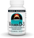Quelle Naturals Vitamin D-3 Bioaktive Form für Knochen & Immune Gesundheit* 5000 iu - 120 Kapseln