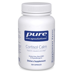 Pure Encapsulations Cortisol Calm - Unterstützt Cortisol Gesundheit & Entspannung - Enthält Ashwagandha & L-Theanine - Restful Sleep - 120 Kapseln