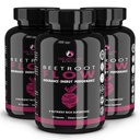 LA NUTRITION ENCLARE Capsules de poudre de racine de betterave, Beetroot 1300mg. Suppléments d'oxyde nitrique pour les hommes, soutient la santé Gut pour les femmes, énergie, cerveau, performance athlétique, santé cardiaque non OGM 180ct (3)