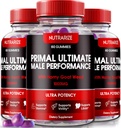 NutraRize (3 Pack) Primal Ultimate Gummies, Offizielle PrimalUltimate Performance Supplement, Der Schlüssel zu Regain Confidence, Premium Gummy, Offizielle Prime Ultimate Bewertungen (180 Gummies)