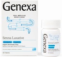 Genexa Senna Laxative Tablets | Unregelmäßigkeit & Constipation Relief | Effektive Gentle, Overnight Laxative | Frei von Talc | Certified Organic & Non-GMO | 50 Tabletten
