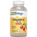 SOLARAY Vitamine à croquer C 500 mg, Saveur de cerise naturelle avec des édulcorants naturels, complément de soutien antioxydant et immunitaire avec base alimentaire complète, garantie de 60 jours, 100 portions, 100 portions