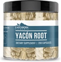 Earthborn Elements Yacon Root (200 Kapseln), Rein und unverdünnt, keine Zusatzstoffe