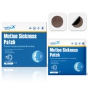 32ct Patches de maladie de mouvement – Patches de maladie de la mer pour croisière, voiture, avion, et autres voyages – non somnolent, efficace, dure 72 heures