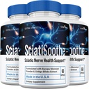 (3 Pack) SciatiSoothe Ergänzung Pillen, Sciati Beruhigen Sie alle natürlichen Gehirn und kognitive Ergänzung Pillen
