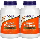 Maintenant Aliments Super Enzymes 180 Capsules, 2 Pack