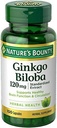 Nature's Bounty Ginkgo Biloba 120mg, 100 Kapseln (Pack von 4)