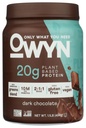 OWYN Nur was Sie pflanzenbasiertes Proteinpulver, dunkle Schokolade, 1,17 lbs