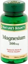Nature's Bounty Magnesium 500 mg Tablets 100 ea (Pack of 4)