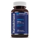 AgeImmune Nattokinase Supplement 4000 FU 200mg - Enzyme - Herz-Kreislauf-Unterstützung 120 Kapseln -Derived from Japanese Natto - Made in the USA without Magnesium Stearate.