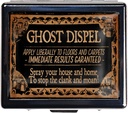 7 Jours Chromed Silver Pill Organizer avec miroir à l'intérieur a 8 compartiments séparés Rectangle 7 Jours Pill Box Pill Case (Ghost Dispel)