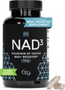 HPN NAD+ Booster – Nicotinamide Riboside Alternative (NAD3) for Men & Women | Anti Aging NRF2 Activator, 312 mg per Serving – Natural Energy Supplement for Longevity & Cellular Health, 30 Veggie Pills