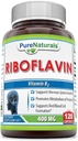 Pure Naturals Riboflavine 400 Mg 120 Capsules