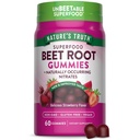 Nature's Truth Beet Root Gummies | 60 Count | Superfood | with Black Pepper | Strawberry Flavor | Vegan, Non-GMO & Gluten Free Supplement