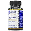 Premier Research Labs ThyroVen - Support Thyroïde pour les femmes, Support Thyroïde pour les hommes, Supplément Thyroïde, Complexe de Support Thyroïde avec Iodine d'origine naturelle - 60 Capsules