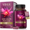 VINIA Supplément de 12 heures de résvératrol des picides. Booster à oxyde nitrique. Soutient la santé cardiaque, le flux sanguin, Boost Oxygen Superfood Powder, Keto Friendly. Vegan & non-OGM. 30 jours d'approvisionnement