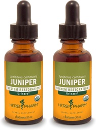 Extrait liquide biologique certifié Herb Pharm pour le soutien du système urinaire Juniper 1 Fl Oz (paquet de 2)