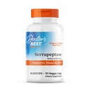 Le BEST Serrapeptase, 40 000 SPU, soutient la santé des sinus, non-OGM, végétalien 90 Veggie Caps