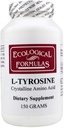 Formules écologiques L-tyrosine cristalline Amino poudre acide, blanc, 150 Gram