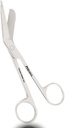 ProMaxCare 5.5 Inch Trauma Shears for Nurses - Lister Bandage Ciseaux Vétérinaires - Medical Shears for Nurses, Chirurgical & EMS Use (Silver)