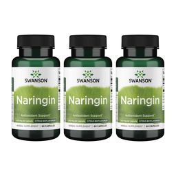 Swanson Naringin 500 Milligrammes 60 Capsules (3 Pack)