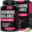 Unaltered Hormone Balance for Women Weight Management - Natural Hormonal Wellness Support - Caractéristiques Extrait de thé vert, Cayenne, Magnésium, & Zinc - 90 Capsules Vegan