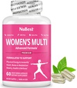 Multivitamine pour femmes avec 39 nutriments clés, vitamines essentielles, minéraux, herbe de chèvre en chaleur, Maca, Yam sauvage, trèfle rouge, canneberge, arginine, supplément à base de plantes