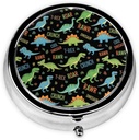 Cute Dinosaur Pill Box/Pill case-Round Pill Box/case-trois-compartiment Pill Box/Pill case, Design (308)