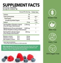 Sea Moss Gummi mit Bladderwrack und Burdock Root | Wildcrafted Irish Sea Moss für Immune, Schilddrüse Unterstützung | 100% Vegan Nahrungsergänzungsmittel | Non-GMO, Gluten-Free, Dairy-Free | 60 Gummies